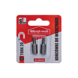 2 dielny blister bitov TX-20, dĺžka 25mm 2 dielny blister bitov TX-20, dĺžka 25mm